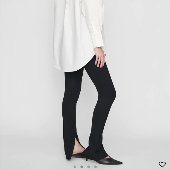 Anine Bing Max Pant Split Leg Trouser - Picture 2 of 8